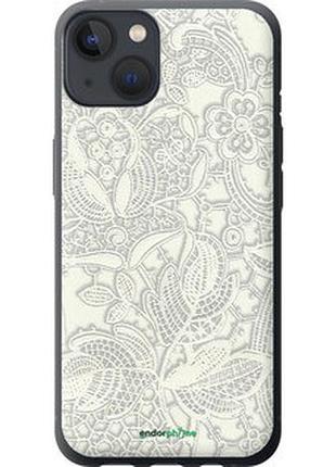 Чехол на iphone 13 белое кружево "4383u-2374-2448"
