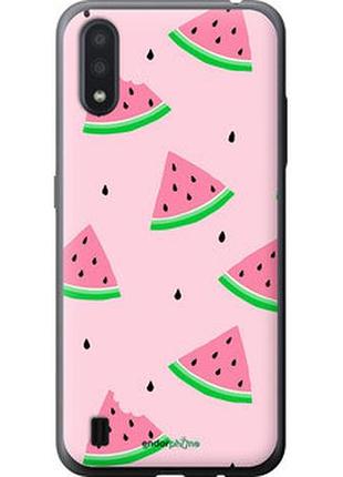 Чохол на samsung galaxy a01 a01 a015f рожевий кавун "4314u-1842-2448"