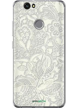 Чохол на huawei nova біле мереживо "4383u-439-2448"