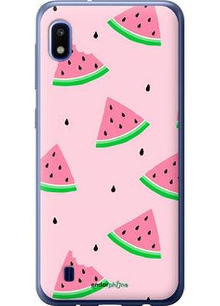 Чехол на samsung galaxy a10 2019 a105f розовый арбуз "4314t-1671-2448"