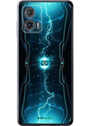 Чехол на motorola g73 молнии в цилиндре "120u-3196-2448"
