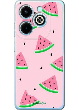 Чехол на infinix hot 40i розовый арбуз "4314u-3504-2448"