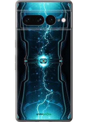 Чехол на google pixel 7 pro молнии в цилиндре "120u-3031-2448"