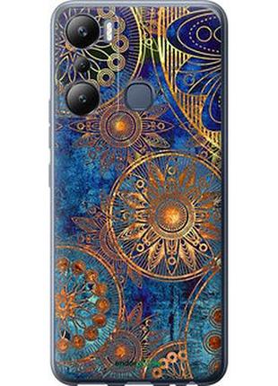 Чехол на infinix hot 20i золотой узор "678u-2964-2448"