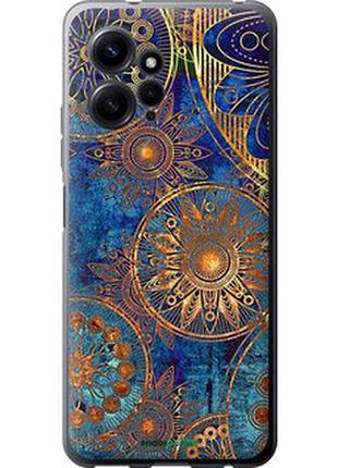 Чехол на xiaomi redmi note 12 4g золотой узор "678u-3021-2448"