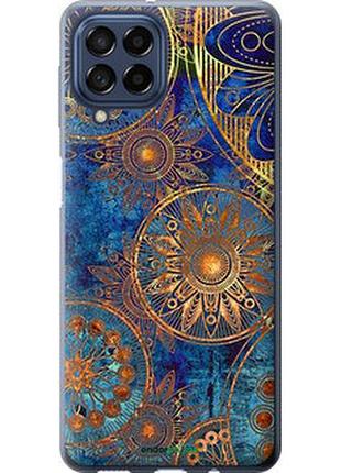 Чехол на samsung galaxy m53 m536b золотой узор "678u-2608-2448"