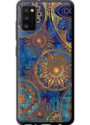 Чехол на samsung galaxy a41 a415f золотой узор "678b-1886-2448"