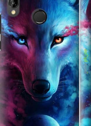 Чехол на huawei p20 lite арт-волк "3999m-1410-2448"
