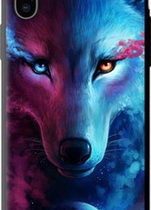 Чехол на iphone xs арт-волк "3999b-1583-2448"