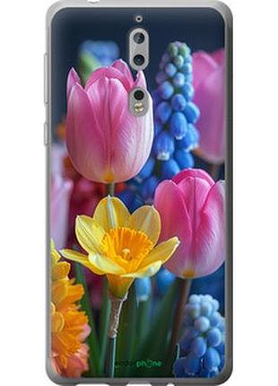 Чехол на nokia 8 весенние цветы "6058u-1115-2448"