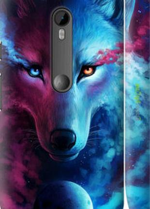 Чехол на motorola moto g3 арт-волк "3999m-318-2448"