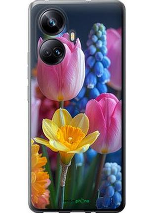 Чехол на realme 10 pro plus весенние цветы "6058u-2944-2448"