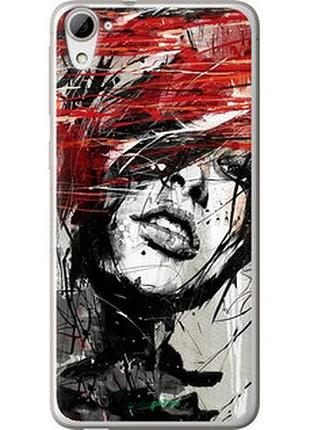 Чохол на htc desire 826 dual sim обличчя дівчини "1162u-312-2448"