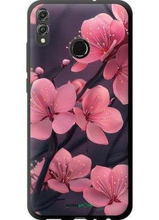 Чохол на huawei honor 8x пурпурова сакура "6075b-1596-2448"