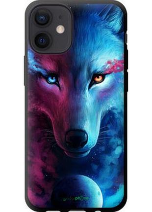 Чехол на iphone 12 mini арт-волк "3999b-2071-2448"