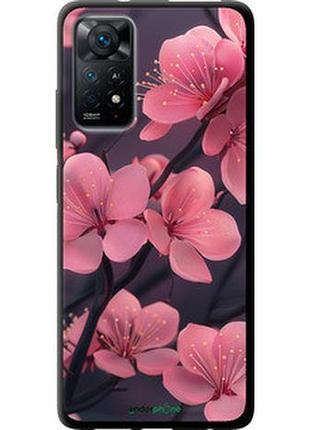 Чохол на xiaomi redmi note 11s 4g пурпурова сакура "6075b-3936-2448"