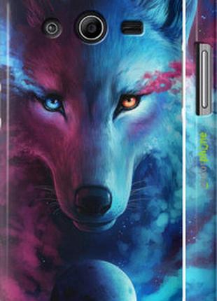 Чохол на samsung galaxy core 2 g355 арт-вовк "3999c-75-2448"