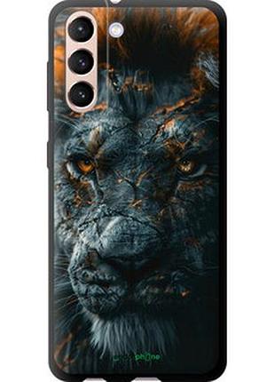 Чохол на samsung galaxy s21 плам'яний лев "6153b-2114-2448"
