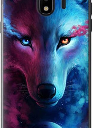 Чехол на samsung galaxy j4 2018 арт-волк "3999u-1487-2448"
