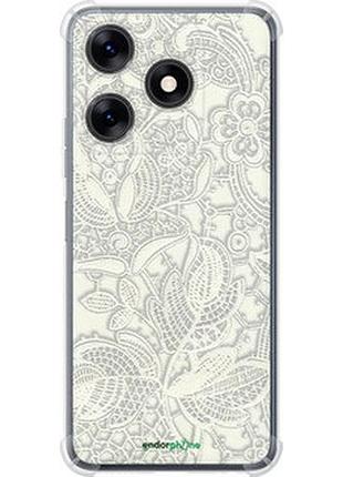 Чохол на tecno spark 10 біле мереживо "4383sp-3023-2448"
