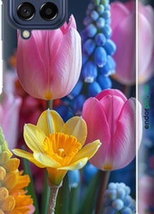 Чехол на samsung galaxy m53 m536b весенние цветы "6058m-2608-2448"