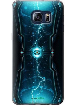 Чехол на samsung galaxy s6 edge plus g928 молнии в цилиндре "120u-189-2448"