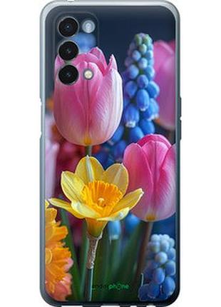 Чохол на oneplus nord n200 5g весняні квіти "6058u-2956-2448"
