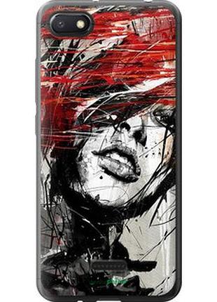 Чохол на xiaomi redmi 6a обличчя дівчини "1162u-1531-2448"