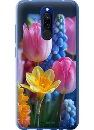 Чехол на xiaomi redmi 8 весенние цветы "6058u-1806-2448"