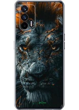 Чехол на realme gt 5g пламенный лев "6153u-3338-2448"