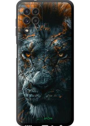Чехол на samsung galaxy m32 m325f пламенный лев "6153b-2558-2448"