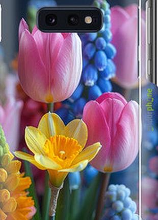Чехол на samsung galaxy s10e весенние цветы "6058m-1646-2448"
