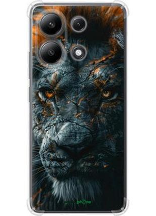 Чехол на xiaomi redmi note 13 4g пламенный лев "6153sp-3654-2448"