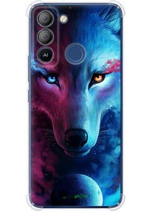 Чехол на tecno pop 5 lte bd4 арт-волк "3999sp-2639-2448"