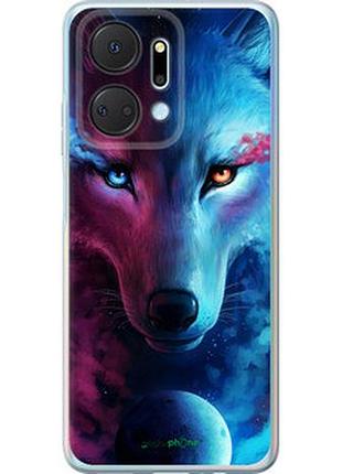 Чехол на huawei honor x7a арт-волк "3999u-2981-2448"