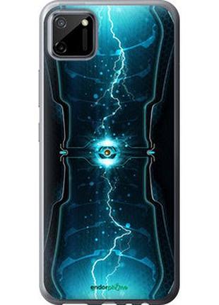 Чехол на realme c11 2020 молнии в цилиндре "120u-2031-2448"