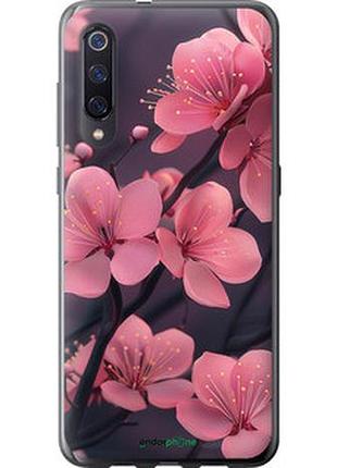 Чохол на xiaomi mi9 пурпурова сакура "6075t-1648-2448"