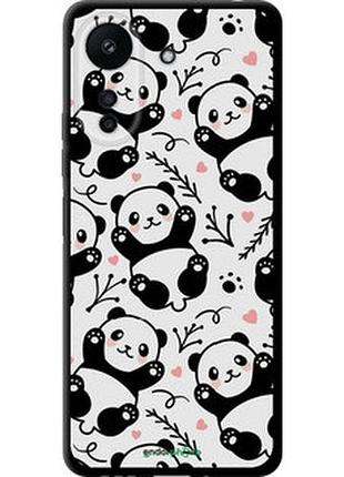 Чехол на xiaomi poco c65 панды "4318b-3447-2448"