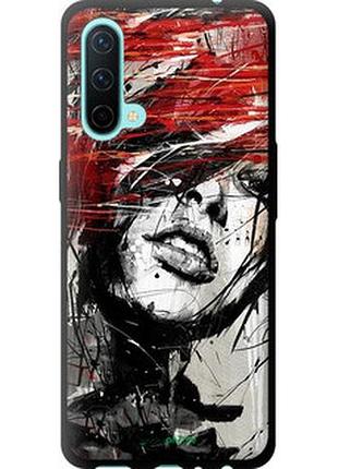 Чехол на oneplus nord ce лицо девушки "1162b-2382-2448"