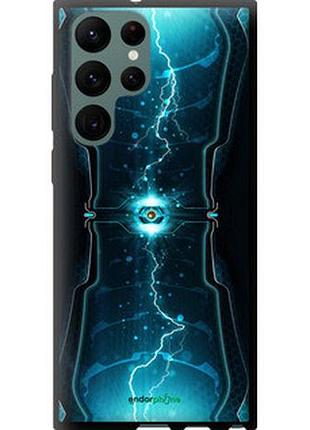 Чехол на samsung galaxy s22 ultra молнии в цилиндре "120b-2500-2448"