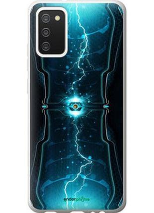 Чехол на samsung galaxy a02s a025f молнии в цилиндре "120t-2203-2448"