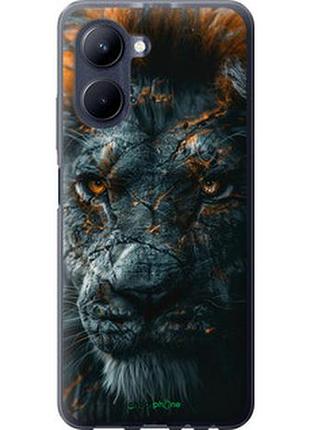Чехол на realme c33 пламенный лев "6153u-2870-2448"