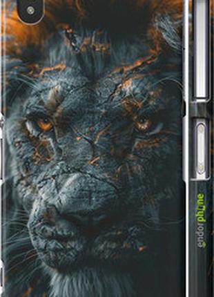 Чохол на sony xperia z2 d6502/d6503 пламовий лев "6153m-43-2448"