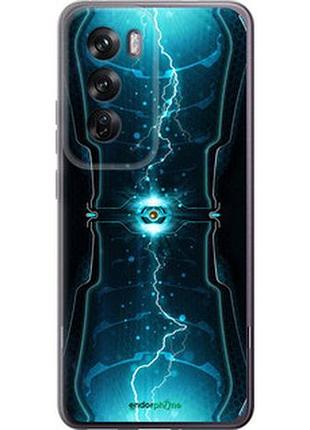 Чехол на oppo reno12 pro 5g молнии в цилиндре "120u-3740-2448"