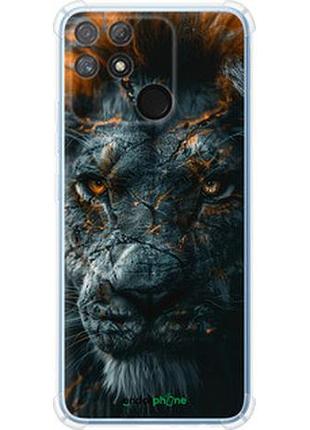 Чохол на realme narzo 50a плам'яний лев "6153sp-2514-2448"