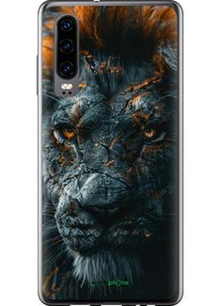 Чехол на huawei p30 пламенный лев "6153u-1622-2448"