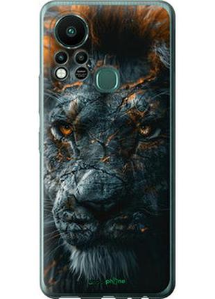 Чехол на infinix hot 11s пламенный лев "6153u-2757-2448"