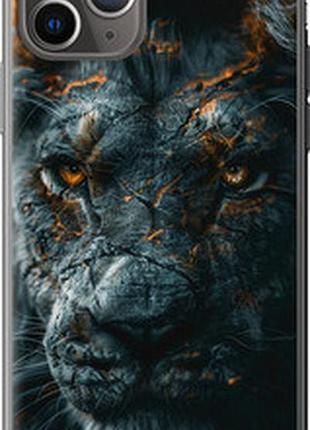 Чехол на iphone 11 pro пламенный лев "6153u-1788-2448"