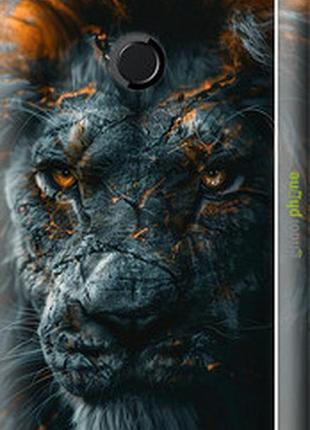 Чехол на huawei honor 9 lite пламенный лев "6153m-1359-2448"