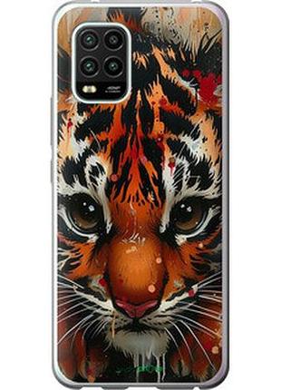 Чехол на xiaomi mi 10 lite mini tiger "6052t-1924-2448"